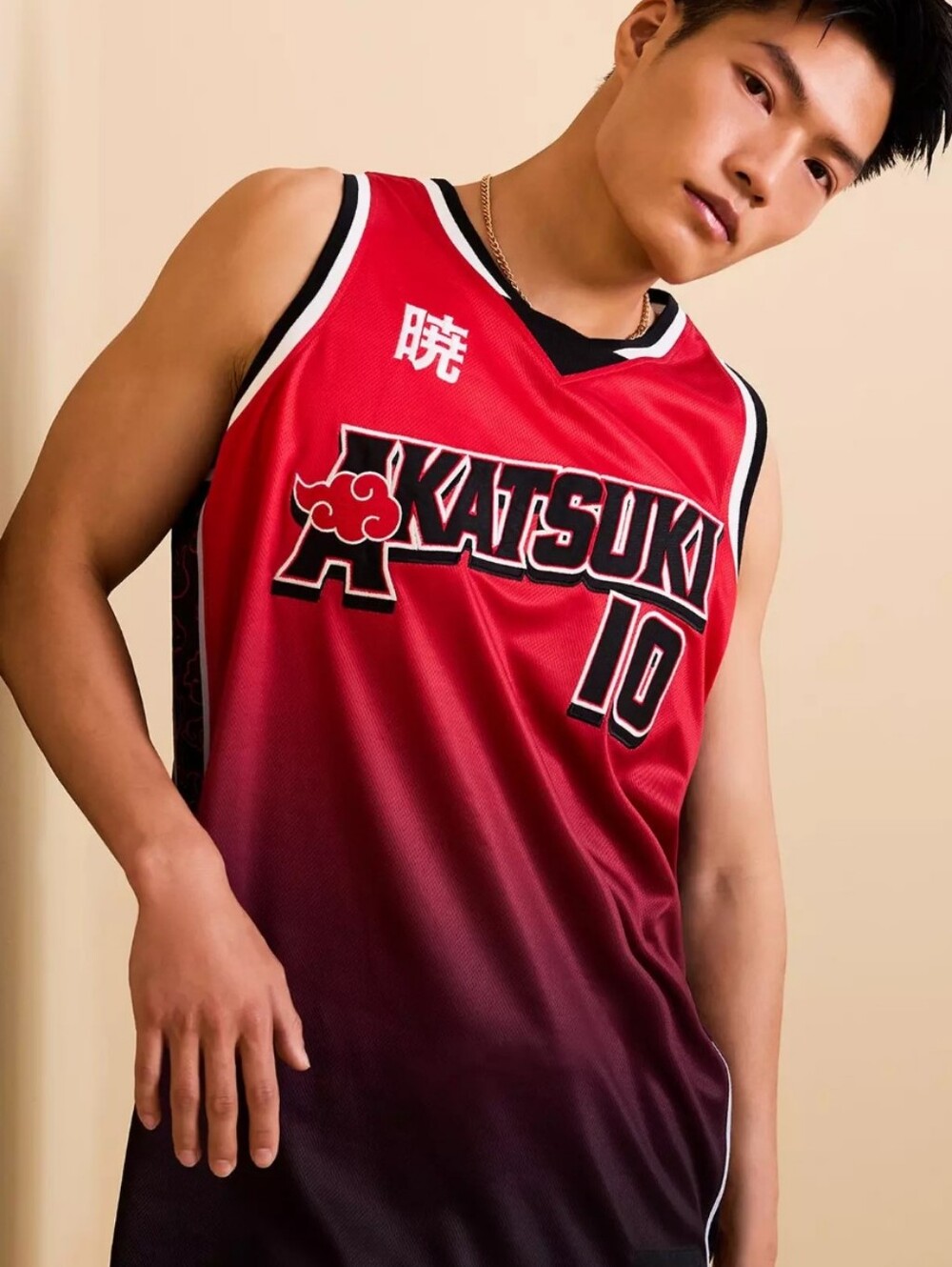 Naruto Shippuden Akatsuki Basketball Jersey — BoxLunch Exclusive Men's Sz. S